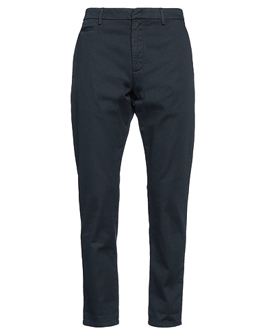 DONDUP Casual trouser Navy blue 98% Cotton, 2% Elastane