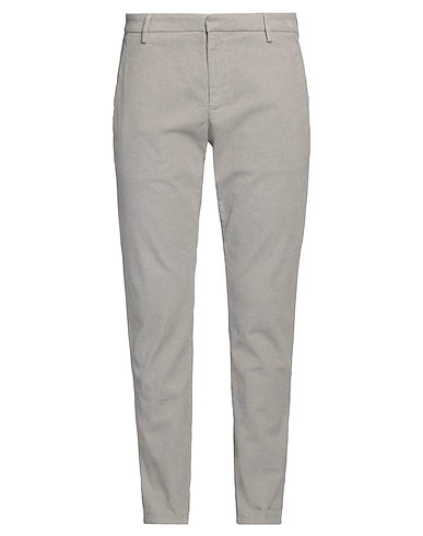 DONDUP Casual pants Light grey 98% Cotton, 2% Elastane