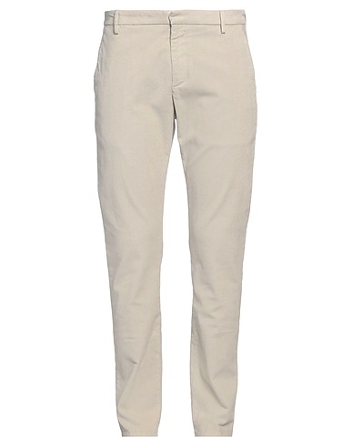 DONDUP Casual trouser Off white 98% Cotton, 2% Elastane
