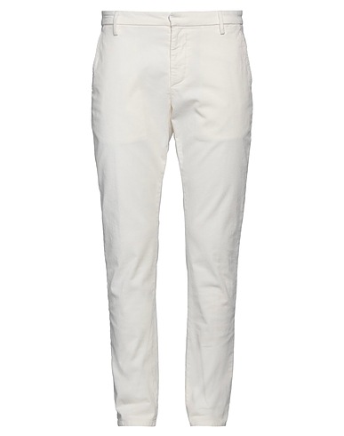 DONDUP Casual pants Ivory 98% Cotton, 2% Elastane