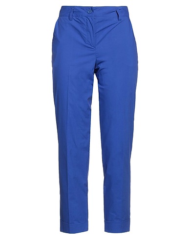 P.A.R.O.S.H. Casual trouser Bright blue 100% Cotton