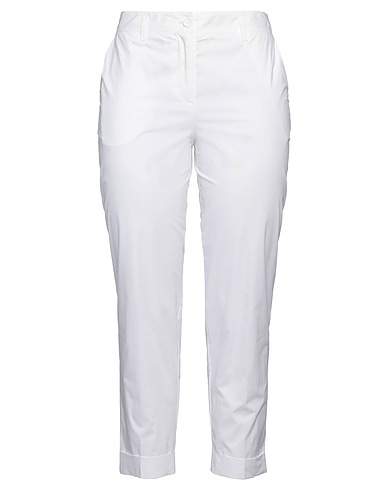 P.A.R.O.S.H. Casual trouser White 100% Cotton