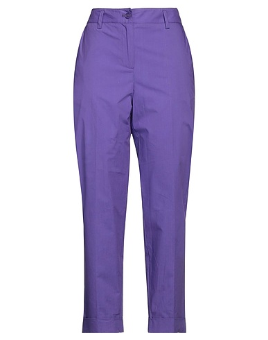 P.A.R.O.S.H. Pantalone Viola 100% Cotone