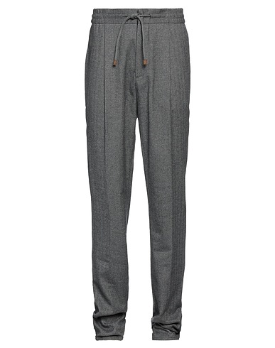 BRUNELLO CUCINELLI Casual pants Grey 100% Cotton
