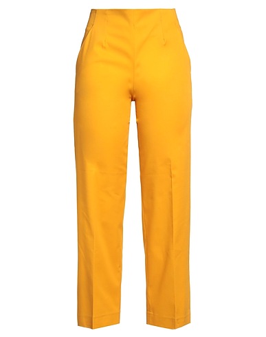 MAISON LAVINIATURRA Casual trouser Mustard 100% Cotton