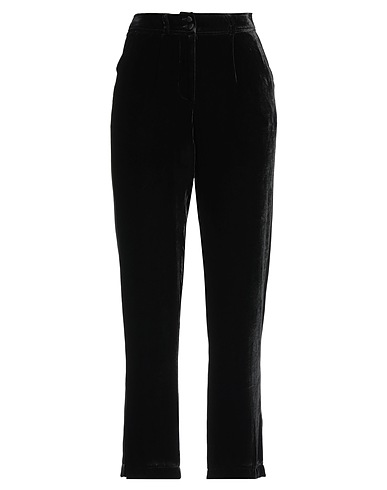 MES DEMOISELLES Casual trouser Black 80% Viscose, 20% Silk