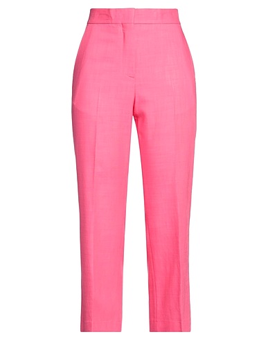 MSGM Casual trouser Fuchsia 91% Viscose, 8% Polyester, 1% Elastane