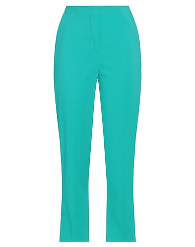 PATRIZIA PEPE Casual trouser Green 97% Polyester, 3% Elastane
