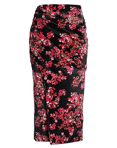 CIRCUS HOTEL Midi skirt Black 95% Polyester, 5% Elastane