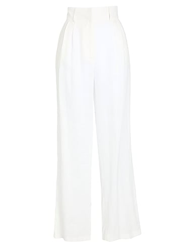 SIMONA CORSELLINI Pantalon BIANCO 100% Lin