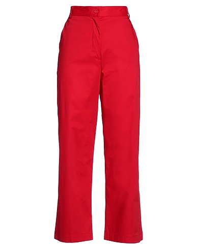 MAISON LAVINIATURRA Pantalone Rosso 71% Cotone, 25% Poliammide, 4% Elastan