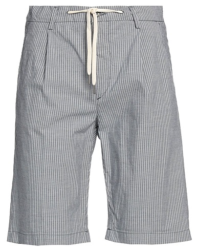 40WEFT Shorts & Bermuda Slate blue 97% Cotton, 3% Elastane
