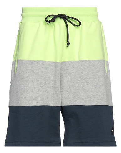 SHOE Shorts & Bermuda Lime green 95% Cotton, 5% Elastane