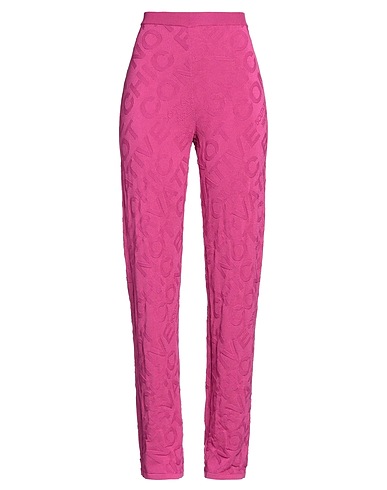 BOUTIQUE MOSCHINO Casual trouser Purple 65% Viscose, 35% Polyamide