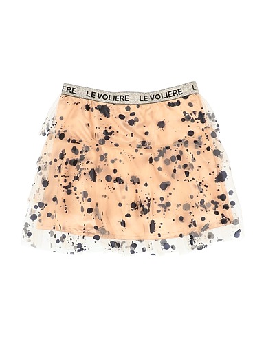 LE VOLIÈRE Skirt Sand 95% Cotton, 5% Elastane