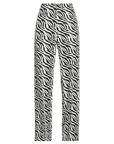 PALM ANGELS Pantalone Off white 57% Poliestere, 41% Cotone, 2% Elastan