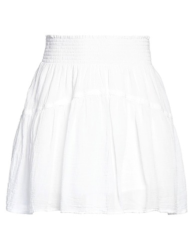 HONORINE Mini skirt White 100% Cotton