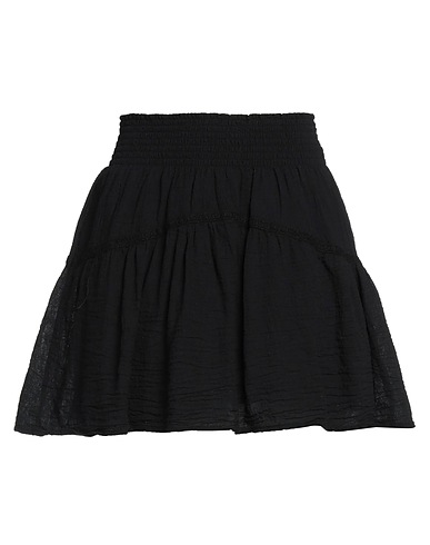 HONORINE Minigonna Nero 100% Cotone