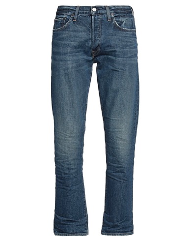 RE/DONE Denim trousers Blue 98% Cotton, 2% Polyurethane
