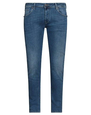 INCOTEX Denim trousers Blue 92% Cotton, 6% Elastomultiester, 2% Elastane