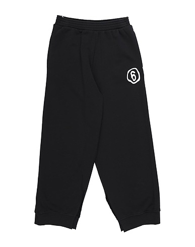 MM6 MAISON MARGIELA Casual trouser Black 100% Cotton, Elastane