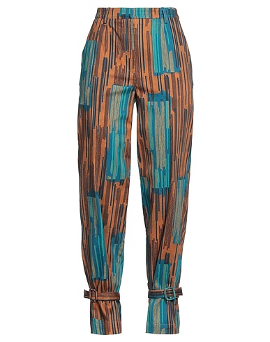 MANILA GRACE Pantalone Marrone 97% Cotone, 3% Elastan