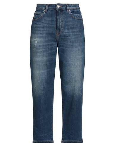 PINKO Denim trousers Blue 99% Cotton, 1% Elastane