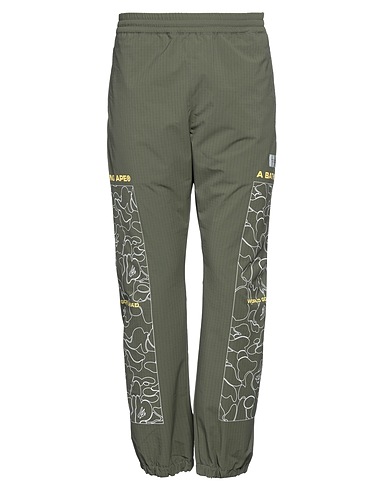 A BATHING APE Casual trouser Military green 100% Polyester