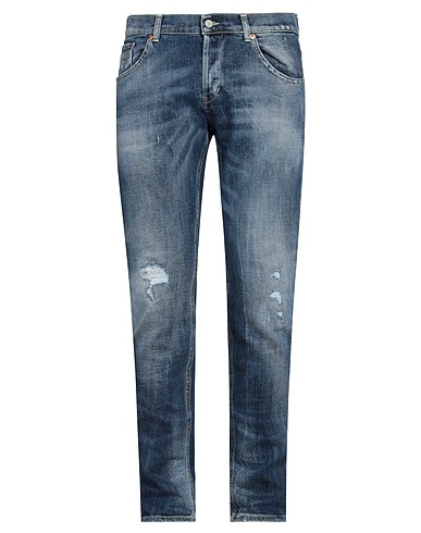 DONDUP Denim trousers Blue 98% Cotton, 2% Elastane