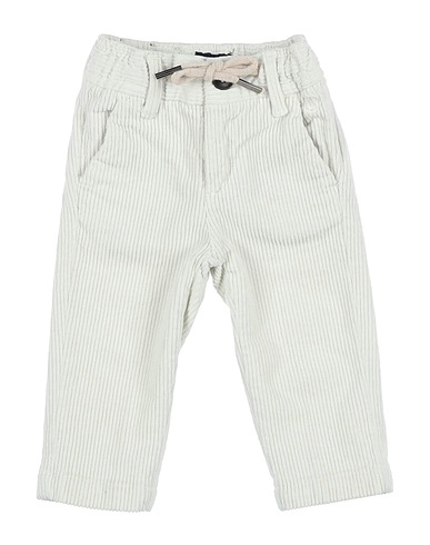 JECKERSON Casual pants Off white 98% Cotton, 2% Elastane