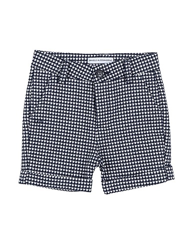 DANIELE ALESSANDRINI Shorts & Bermuda BLU NOTTE 50% Cotton, 45% Polyester, 5% Polyamide