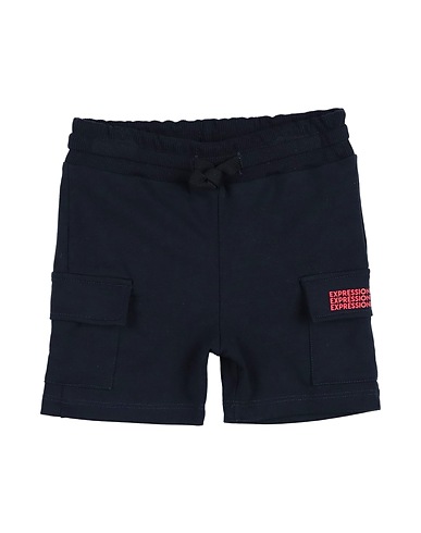 DANIELE ALESSANDRINI Shorts & Bermuda Midnight blue 95% Cotton, 5% Elastane