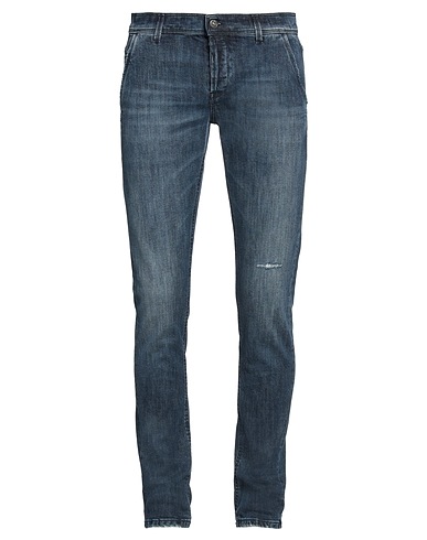 DONDUP Denim trousers Blue 98% Cotton, 2% Elastane