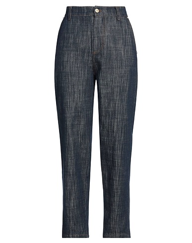 MOMONÍ Denim trousers Blue 100% Cotton