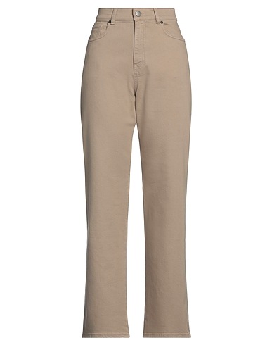 P.A.R.O.S.H. Denim trousers Sand 99% Cotton, 1% Elastane