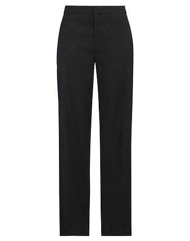 ISABEL MARANT Casual pants Black 58% Hemp, 39% Viscose, 3% Elastane