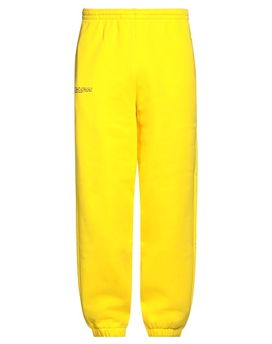 PANGAIA Casual pants Yellow 50% Organic cotton, 50% Recycled cotton