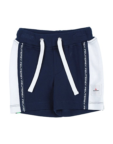 PEUTEREY Shorts & Bermuda Navy blue 100% Cotton