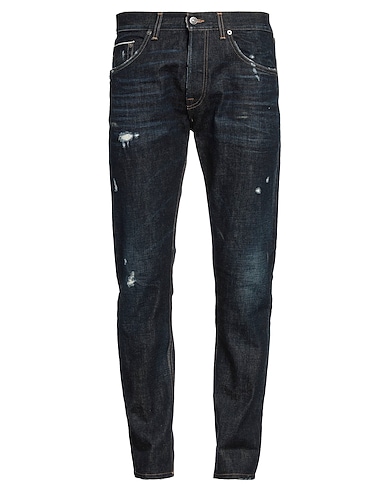 DONDUP Denim trousers Blue 100% Cotton