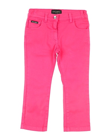 DOLCE&GABBANA Casual trouser Magenta 98% Cotton, 2% Elastane, Polyester, Zamak