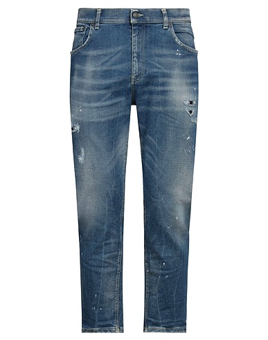 DONDUP Denim trousers Blue 99% Cotton, 1% Elastane