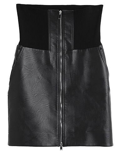 STELLA McCARTNEY Mini skirt Black 100% Viscose, Polyurethane, Polyester