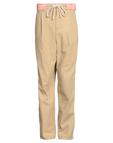PALM ANGELS Casual pants Beige 100% Cotton, Polyester