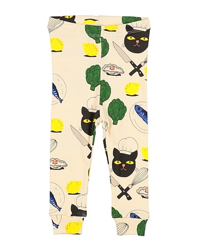 MINI RODINI Leggings Cream 100% Organic cotton