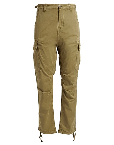 ALPHA INDUSTRIES Cargo Military green 98% Cotton, 2% Elastane