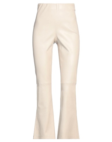 VIA MASINI 80 Casual pants Blush 100% Soft Leather