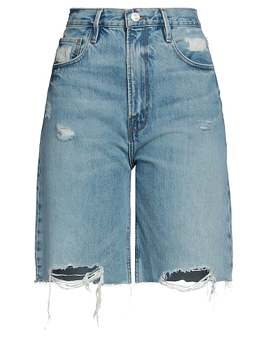 FRAME Denim shorts Blue 100% Cotton