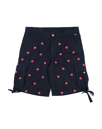 SUN 68 Shorts & Bermuda Midnight blue 100% Cotton