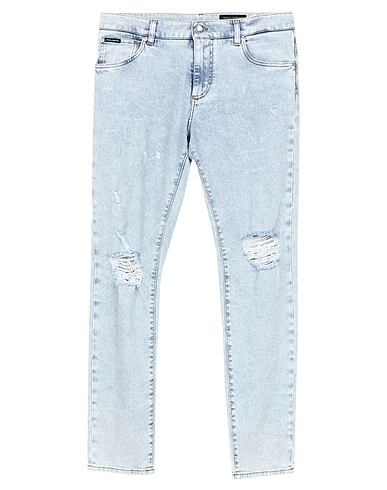 DOLCE&GABBANA Denim trousers Blue 98% Cotton, 2% Elastane