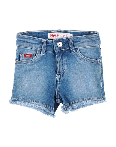 RIFLE Denim shorts BLU 92% Cotton, 6% Elastomultiester, 2% Elastane